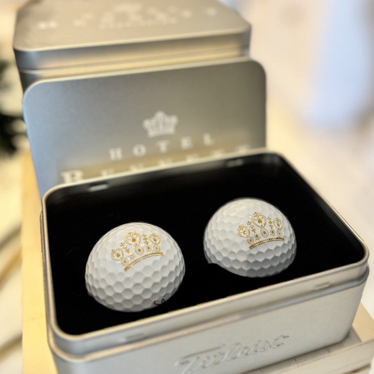 Hotel Bennett x Titleist Pro V2 Golf Balls – Set of Two